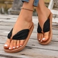 thumbnail image 2 of ibiyuan Cute Flip Flops for Women Thong Sandals Non- Thick Sole Womens Slippers Comfortable Orthofeet Shoes for Women, 2 of 9