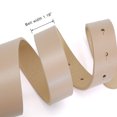 thumbnail image 3 of Earnda Women Leather Belts Fashion Ladies Waist Gold Buckle Belt Beige Large, 3 of 5