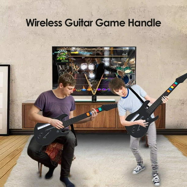 Control inalámbrico Controlador inalámbrico en forma de guitarra con correa duradera Guitar Hero Controller para Guitar Hero Rock Band Games Barbie Nuevos Originales