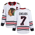 thumbnail image 3 of Chris Chelios Signed Chicago Blackhawks White Fanatics Breakaway Jersey, 3 of 3
