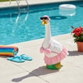 thumbnail image 5 of Gaggleville Bikini Goose Outfit, Fits Large 23" H Statue, by Fox Valley Traders, 5 of 8