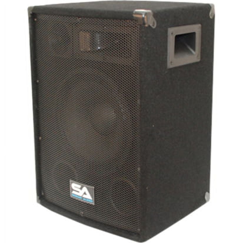 Seismic Audio Pro Audio SA-10 Indoor Stand Mountable Speaker, 100 W RMS, Black
