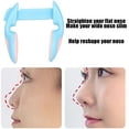 thumbnail image 3 of Corrector de alisador de puente de nariz profesional, clip de elevación de forma de nariz de silicona, clips de adelgazamiento de elevación de clip de belleza de nariz para mujeres y hombres (azul) JAMW Sencillez, 3 of 5