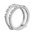 thumbnail image 2 of Diamond-Capitals Latest Baguette Cut 0.50 Ct Natural Diamond Wedding Eternity Band For Ladies (F-G/VS1) Solid 950 Platinum Size 3.5, 2 of 7