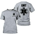 thumbnail image 6 of Personalized EMT Shirt, EMS Shirt, Customized EMS Shirts,EMT Paramedic Uniform Emergency Medical Technician Shirts (Grey, L), 6 of 8