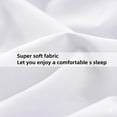 thumbnail image 4 of Shubozy Ultra-Soft Brushed Microfiber  Fitted Sheet - 15" Deep Pocket, Breathable & Cooling Bottom Sheet, Wrinkle & Fade Resistant (White) White,King, 4 of 7