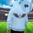 thumbnail image 1 of MHFRRA Sudadera con Capucha Informal para Hombre, Estilo Holgada, con Estampado de Fútbol, Cómoda y Cálida, para Uso Diario En Otoño E Invierno Azul cielo, 1 of 4