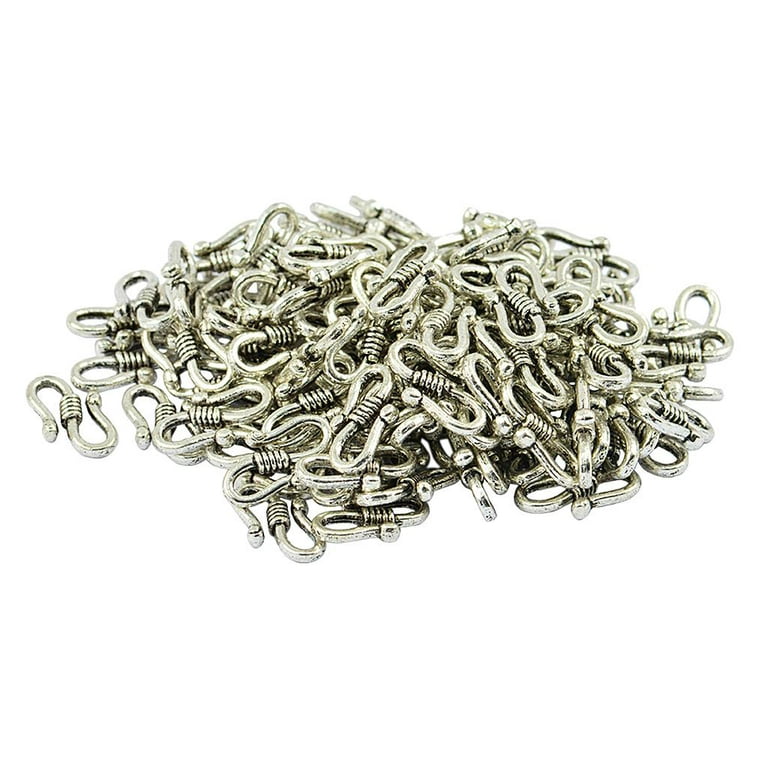 100 PCS Necklace Shortener, PAGOW S-Hook Necklace Clasp, DIY Jewelry Repair  Kit for Necklace Bracelet Jewelry Making