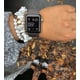 thumbnail image 5 of Correa para Apple Watch compatible con 38mm / 40mm de Silicón + Case Protector de pantalla con Cristal Templado. Mamá Pulpo  Silicón con case, 5 of 6