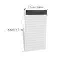 thumbnail image 2 of HONMEET 12Pcs Small Writing Pads for Work White Wide Ruled Notepads with Removable Sheets, 2 of 8