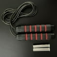 thumbnail image 2 of Weighted Skipping Rope, Suitable for Aerobic Exercise, Black&Blue, 2 of 10