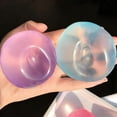 thumbnail image 2 of Stress Relief Sensory Tool, Transparent Coconut Oil Squeeze Gadget for Anxiety Reduction, 2in Size, Soft Tactile Experience, Fun Fidget Accessory for Home Office Commute, Perfect Gift Idea (Pink), 2 of 7
