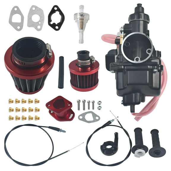 VM22 Carburetor Air Filter Red For Predator 212cc 196cc CT200U Moto Mini Bike