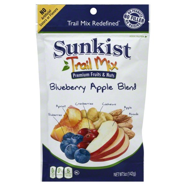 Sunkist Trail Mix Redefined Blueberry Apple Blend, 5 oz