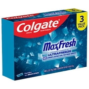 (6 pack) Colgate MaxFresh Cool Mint Toothpaste, 3 Pack, 6.3 oz