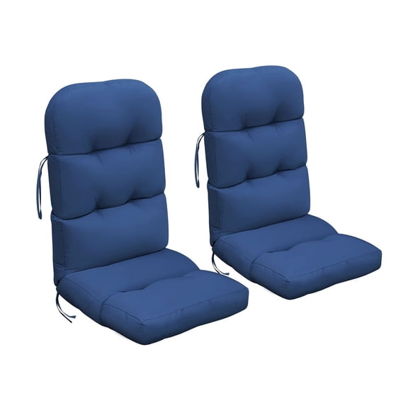 2 PCS Indoor or Outdoor Waterproof Adirondack Chair Seat and Back Cushion