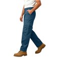 thumbnail image 6 of Pafei Tyugd Work Cargo Pants for Men with Pockets Casual Elastic Waisted Hiking Pants Straight Leg Chino Trousers Active Outdoor Navy 2XL, 6 of 10