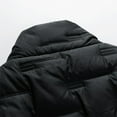 thumbnail image 5 of Quilted Puffer Vest for Men Big and Tall, Winter Stand Collar Warm Casual Sleeveless Outerwear Jackets with Pockets, 5 of 7