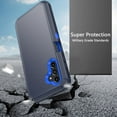 thumbnail image 5 of NIFFPD Samsung Galaxy A13 5G Case + Sreen Protector TPU+PC Heavy Duty Hard Shockproof phone Case Cover with Belt Clip Holster Compatible with Samsung Galaxy A13 5G (Blue), 5 of 6
