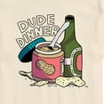 thumbnail image 3 of Instant Message - Dude Dinner Peanut Butter Beer - Men's Short Sleeve Graphic T-Shirt, 3 of 6
