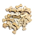 thumbnail image 6 of FRCOLOR Unfinished Wood Cutouts for DIY Projects Khaki Color 3x1.4x0.3cm Perfect for Crafts, 6 of 6