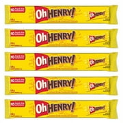 HERSHEY'S Oh Henry! Snack Size Candy bar 10ct, 5 Pack, 150g/5.3 oz., {Imported from Canada}