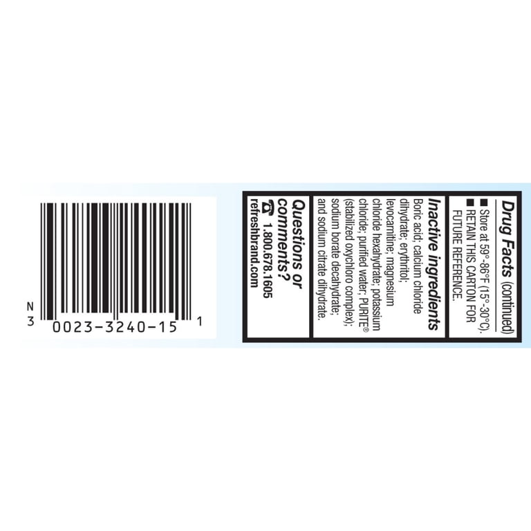 Refresh Optive Lubricant Eye Drops