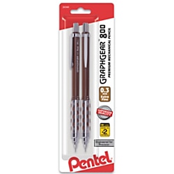 Pentel GraphGear800 Automatic Drafting Pencil (0.3mm) 2pk (PG803BP2)