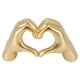 thumbnail image 5 of Escultura De Manos De Corazón, Estatua Decorativa De Signo De Corazón De Arte Moderno Suave Para Boda, 5 of 7