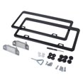 thumbnail image 2 of S SERENABLE Stainless Steel Black LED License Number Plate Light And License Plate Frame Set , Includes Replacement Tools, 2 of 9