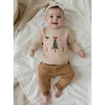 thumbnail image 5 of Rovasas Baby Girl Christmas Sweater, Long Sleeve Crew Neck Tree Pullover, 5 of 9