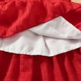 thumbnail image 7 of GaThRRgYP Toddler Girl Clothes Kids Baby Girls Sleeveless Doll Collar Vest Dress Princess Dress,Girls' Summer New Sleeveless Ruffled Round-Neck Mesh Princess Bow Skirt Red 1-8 Years, 7 of 7