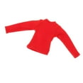 thumbnail image 5 of 1/12 Scale Men Figure Long Sleeve T Shirt Clothing, Miniature Doll Clothes for 6 inch Figure Red, 5 of 8