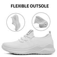 thumbnail image 5 of HOBIBEAR Running Shoes Women Arch Support Workout Sneakers Lace up Tennis Shoes White US 8.5, 5 of 6
