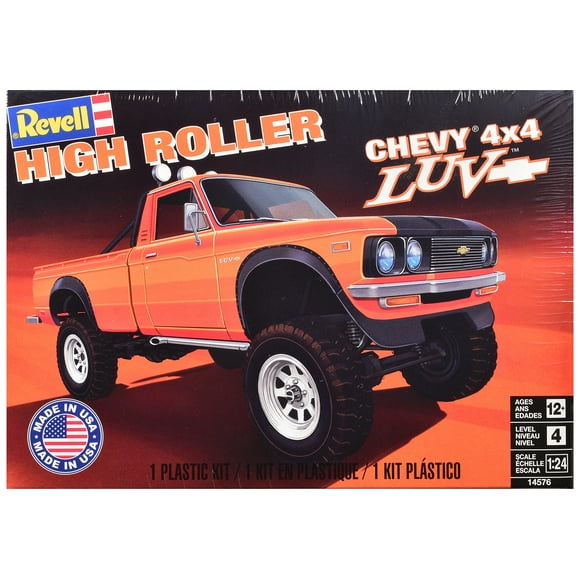 Maquette de Niveau 4 Chevrolet LUV 4x4 Camionnette « High Roller » Maquette à l'Échelle 1/24 par Revell
