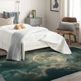 thumbnail image 4 of Moon Rugs for Living Room Bedroom - Cloud Rug 5x6 - Aesthetic Carpet for Home Decor - Washable Non Slip Patterned Indoor Large Area Rug - Soft & Low Pile (ZJ&388), 4 of 7