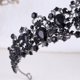 thumbnail image 4 of Zhuge Tiara de boda para novia, diadema de princesa, corona nupcial, joyería para el cabello con diamantes de imitación de cristal, decoración para novia, cumpleaños, graduación, boda (azul), 4 of 4