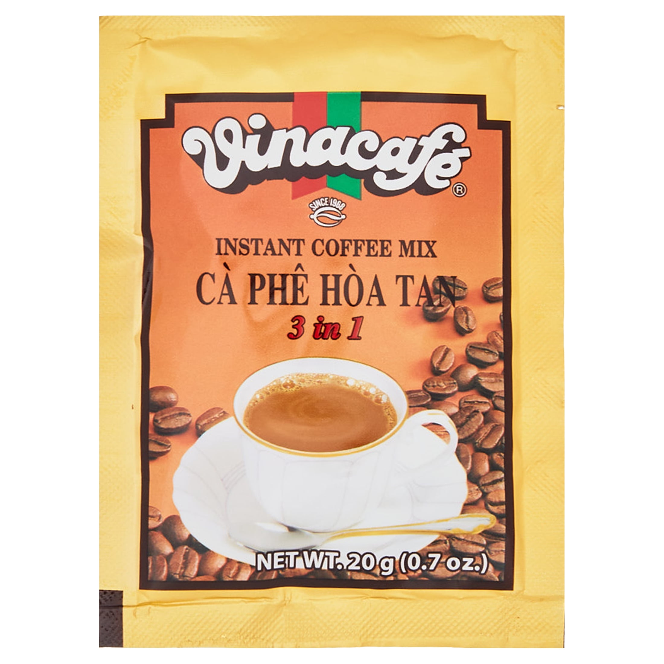 (5 pack) Vinacafe 3-in-1 Instant Coffee Packets, 20 ct