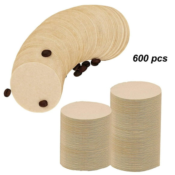 Lishi Round Coffee Filter for Aeropress & Espresso Machine - 600 PCS