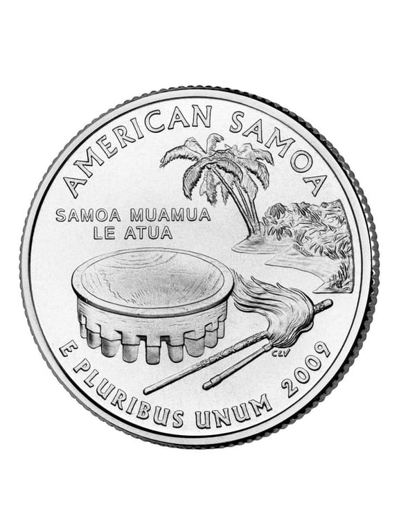 Collectible American Samoa Quarter - Denver, Single Coin