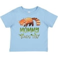thumbnail image 3 of Inktastic Mommy Loves Me Cute Red Panda Boys or Girls Baby T-Shirt, 3 of 5