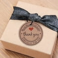 thumbnail image 3 of MasteelfCA 100Pcs Kraft Paper Gift Hangtag Decor Round Thank You Hanging Tags DIY Labels, 3 of 9