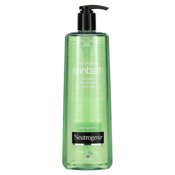 Neutrogena, Rainbath, Renewing Shower and Bath Gel, Pear & Green Tea, 16 fl oz (473 ml) Pack of 4