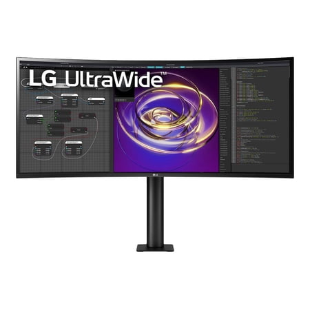 UPC: 0195174038901 | LG UltraWide 34WP88CN-B – LED monitor – curved – 34  – 3440 x 1440 UWQHD @ 60 Hz – IPS – 300 cd/m������ – 1000:1 – HDR10 – 5 ms – 2xHDMI  DisplayPort  USB-C – speakers