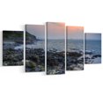 thumbnail image 2 of Dark Rocky Seashore Sunrise, 2 of 3