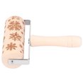 thumbnail image 1 of Filfeel Dough Roller, Wooden Embossed Rolling Pins, For Baking Cooking, 1 of 8