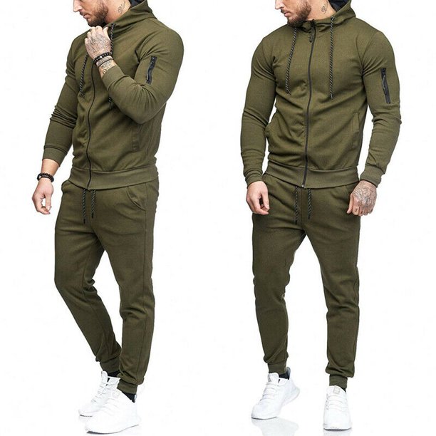 mens zip tracksuit bottoms