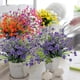 thumbnail image 5 of 2026 10 Bundles Artificial Flowers Fake Outdoor Plants Faux UV Resistant Flower Indoor Outside Hanging Decorations (10, Red), 5 of 5