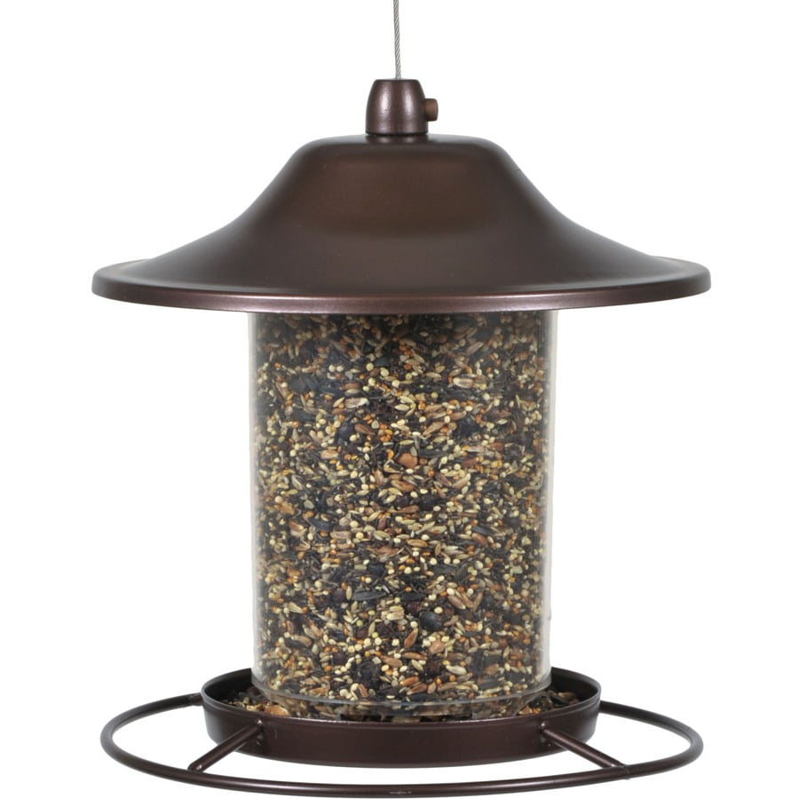PerkyPet 2 lb Small Panorama Wild Bird Feeder