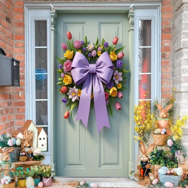 Cortina de Pascua de Poliéster, Ideal para Fiestas Grandes, Decoración de Pared de Jardín o Habitación.